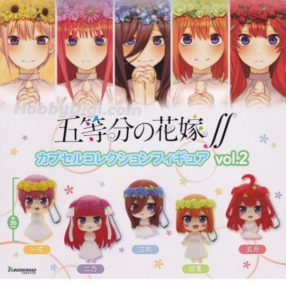 Quintessential Quintuplets Flower Crown Capsule Collection Vol.2 Figures